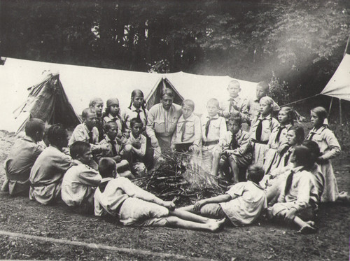 1923 Зорин в лагере Каучук